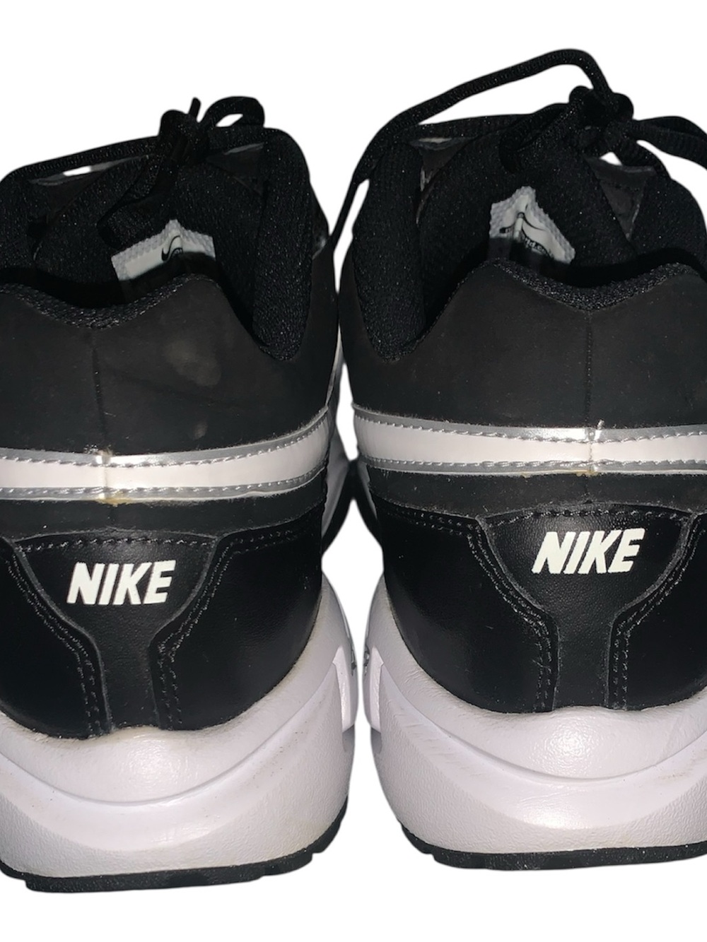 Black Nike Air Diamond Turf Baseball Shoes size 12 - Picture 3 of 5